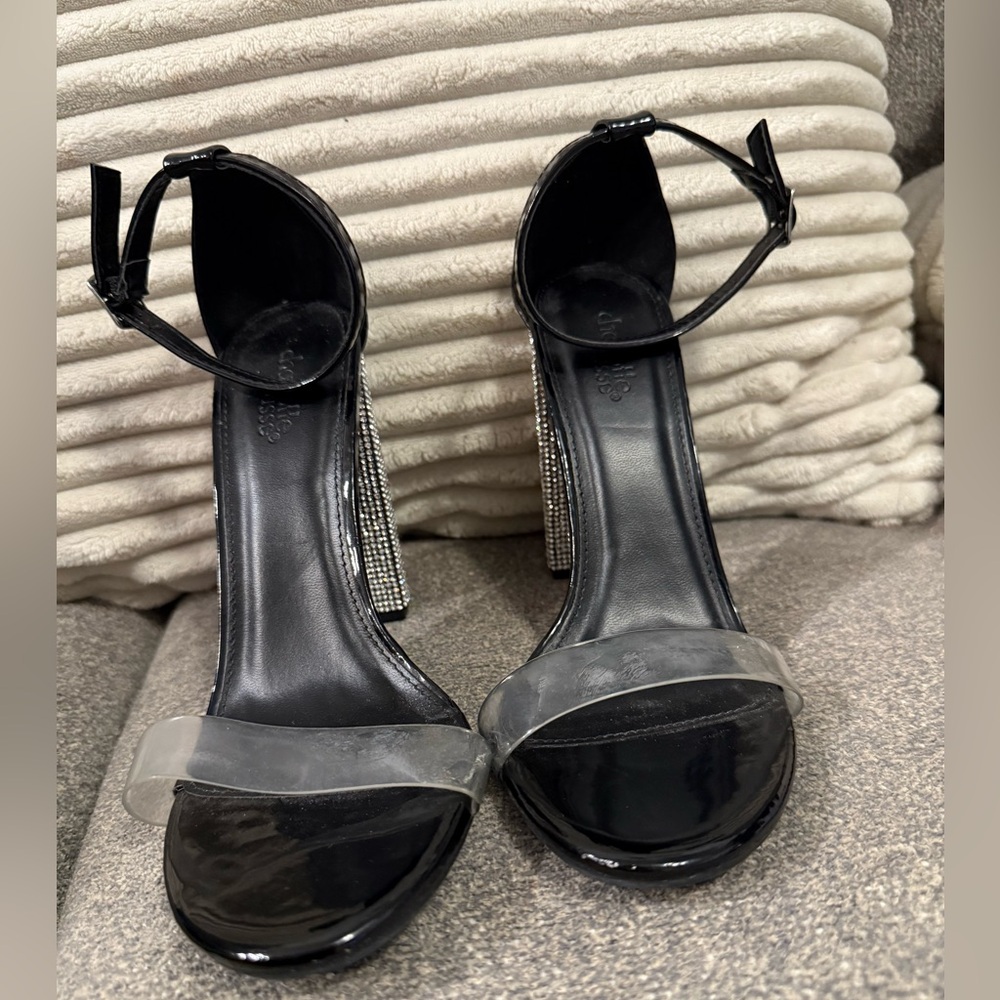 Charlotte Russe 4” Black Elegant Heels